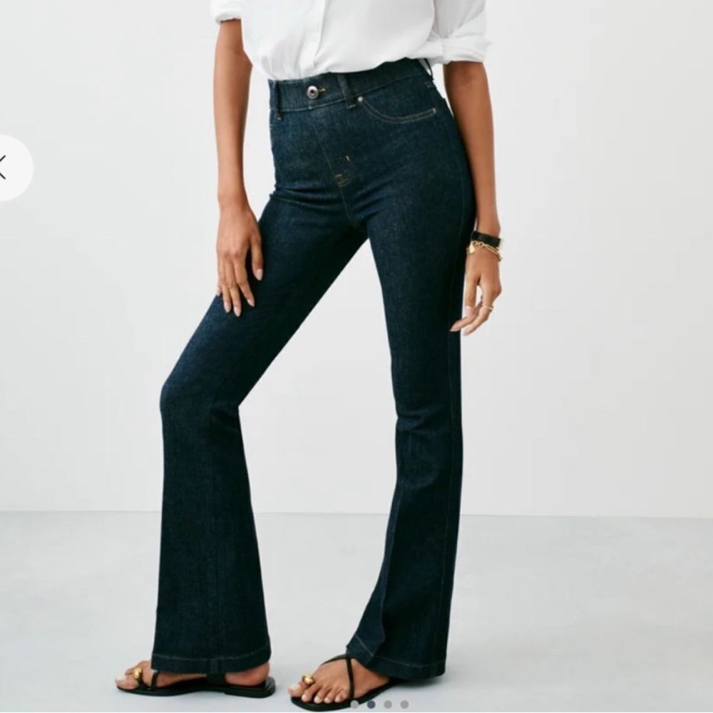 SPANX Indigo Flare Jeans